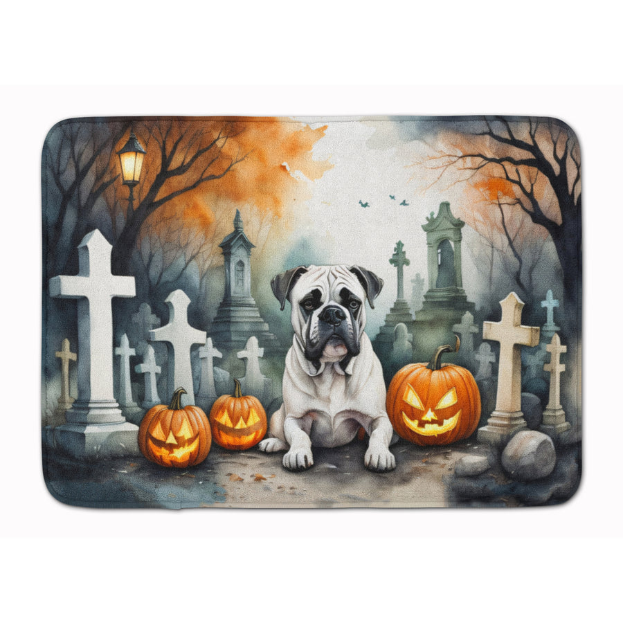 Boxer Spooky Halloween Memory Foam Kitchen Mat Image 1