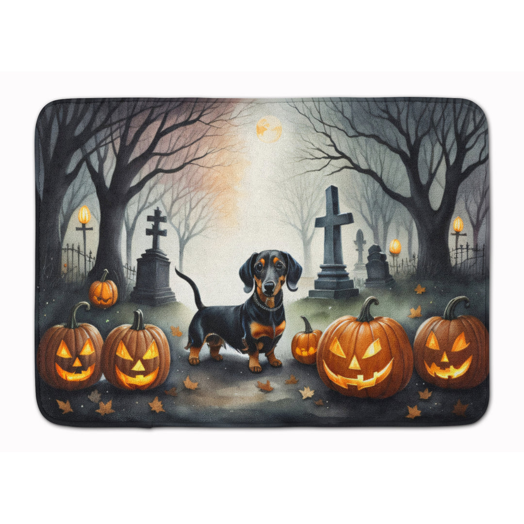 Dachshund Spooky Halloween Memory Foam Kitchen Mat Image 1