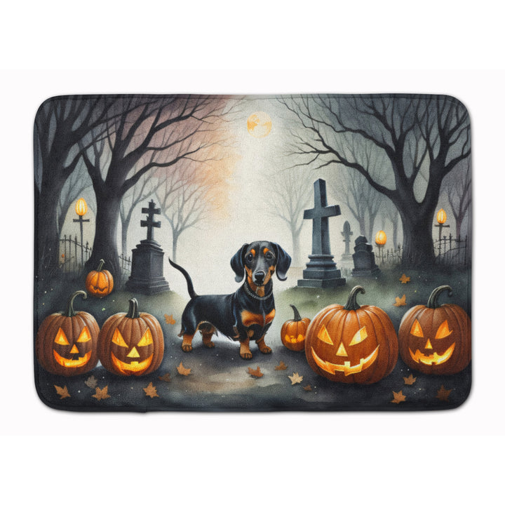 Dachshund Spooky Halloween Memory Foam Kitchen Mat Image 1