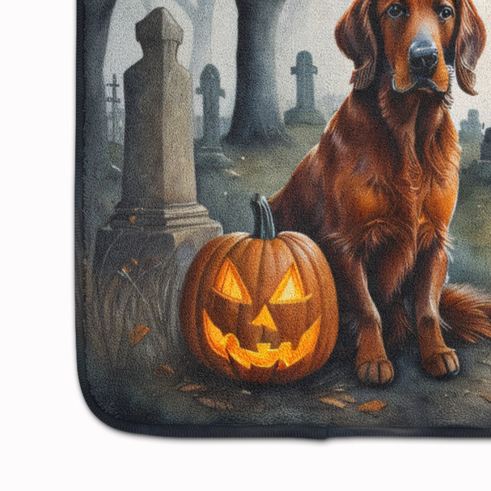 Irish Setter Spooky Halloween Memory Foam Kitchen Mat Image 4