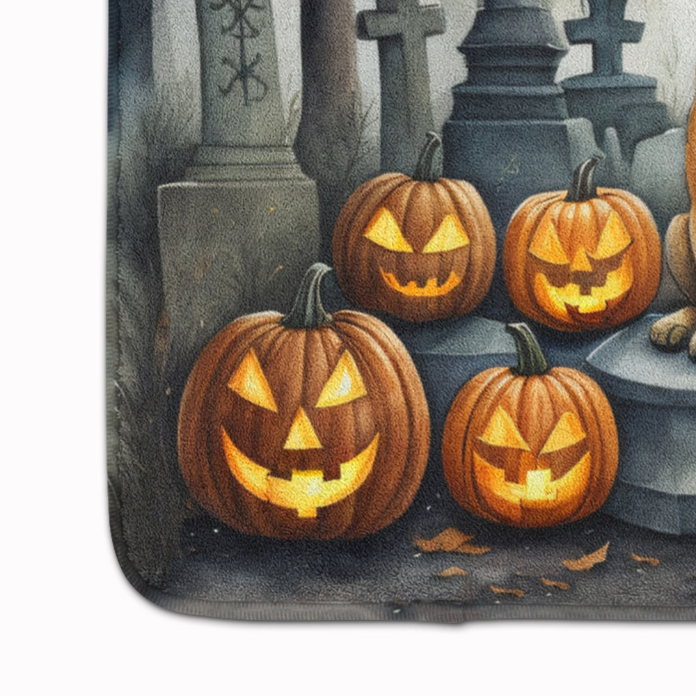 Shar Pei Spooky Halloween Memory Foam Kitchen Mat Image 4