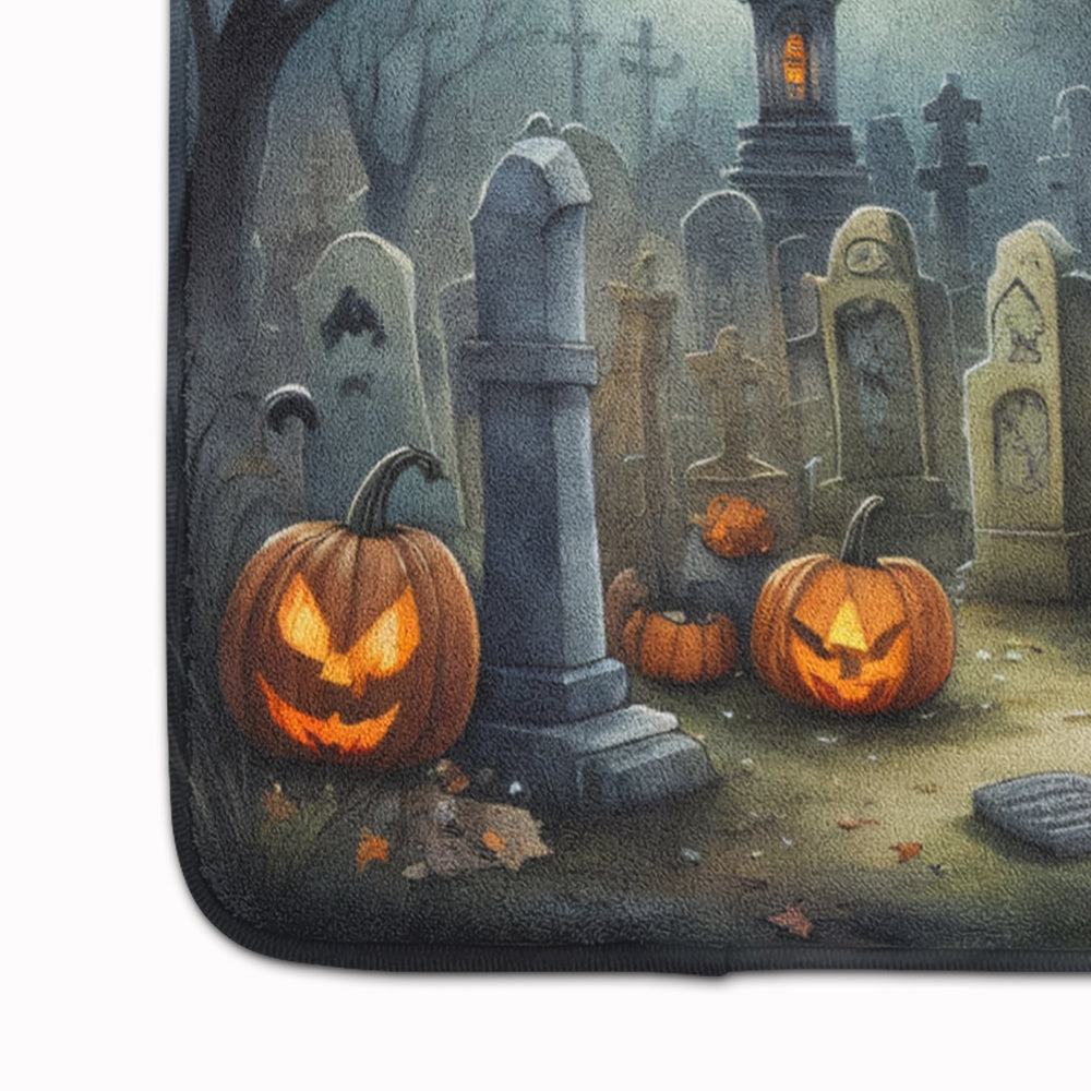 Shih Tzu Spooky Halloween Memory Foam Kitchen Mat Image 4