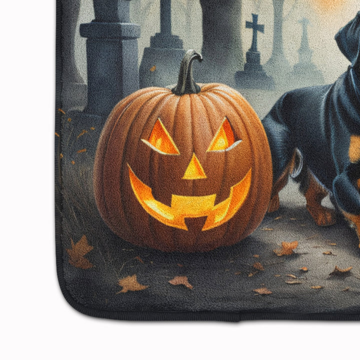 Rottweiler Spooky Halloween Memory Foam Kitchen Mat Image 4