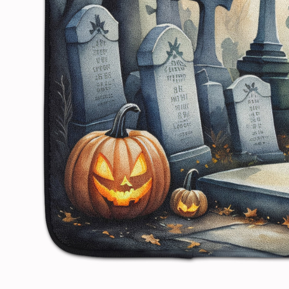 Yorkshire Terrier Spooky Halloween Memory Foam Kitchen Mat Image 4