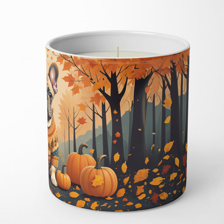 Fawn French Bulldog Fall Decorative Soy Candle Image 5