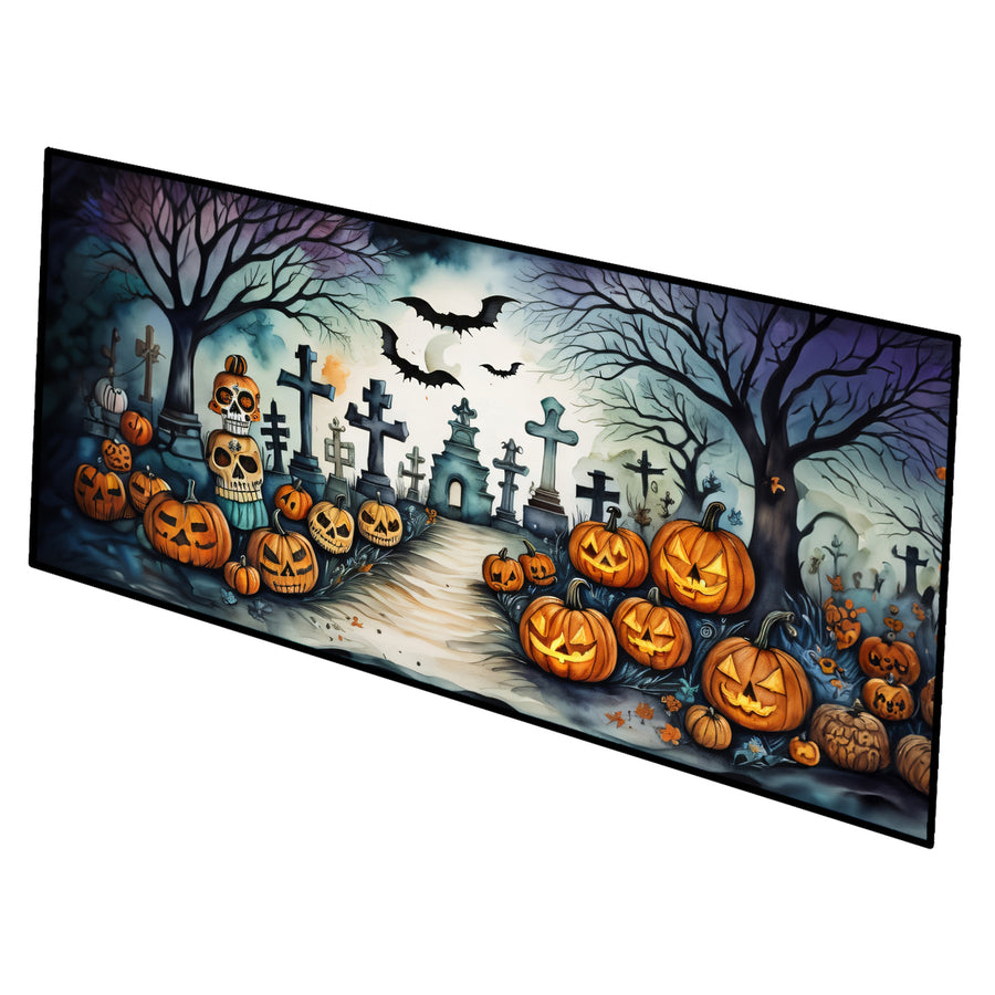 Day of the Dead Spooky Halloween Runner Mat 28x58 Image 1