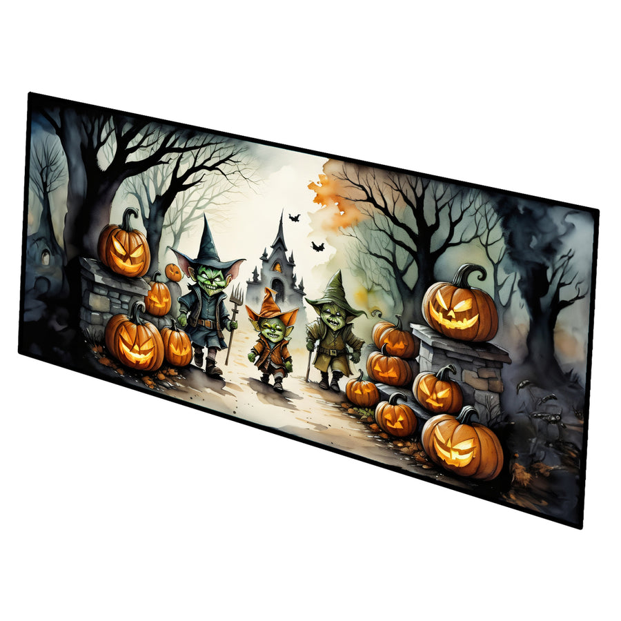 Goblins Spooky Halloween Runner Mat 28x58 Image 1