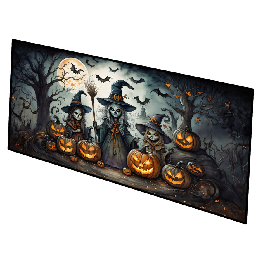 Witches Spooky Halloween Runner Mat 28x58 Image 1