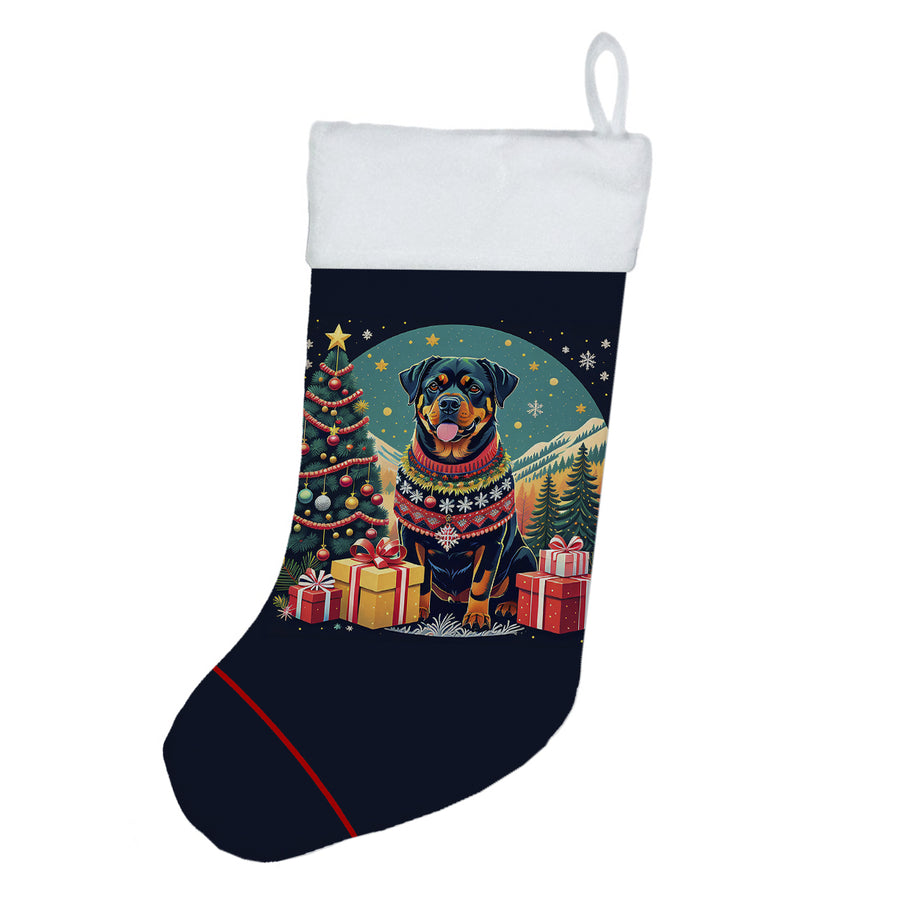 Rottweiler Christmas Christmas Stocking Image 1