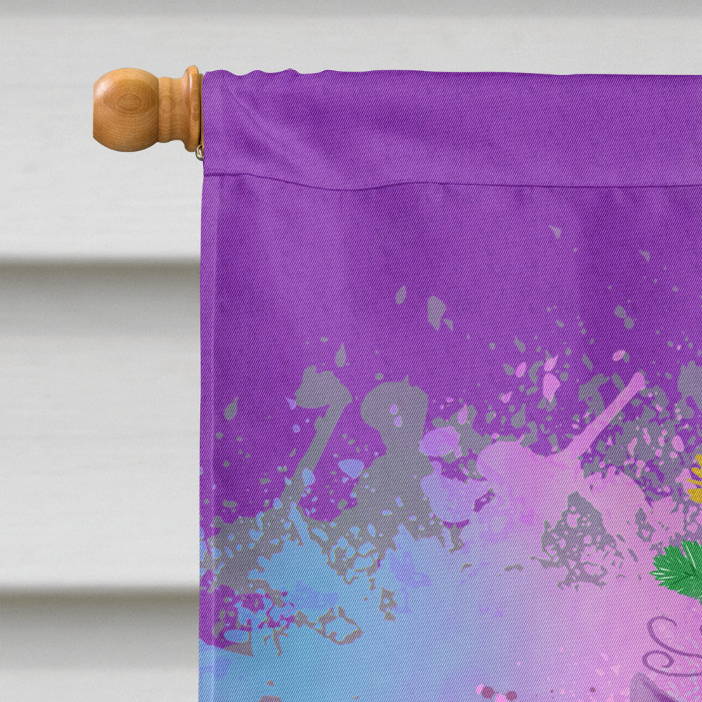 Mardi Gras Squad Flag Canvas House Size Image 3