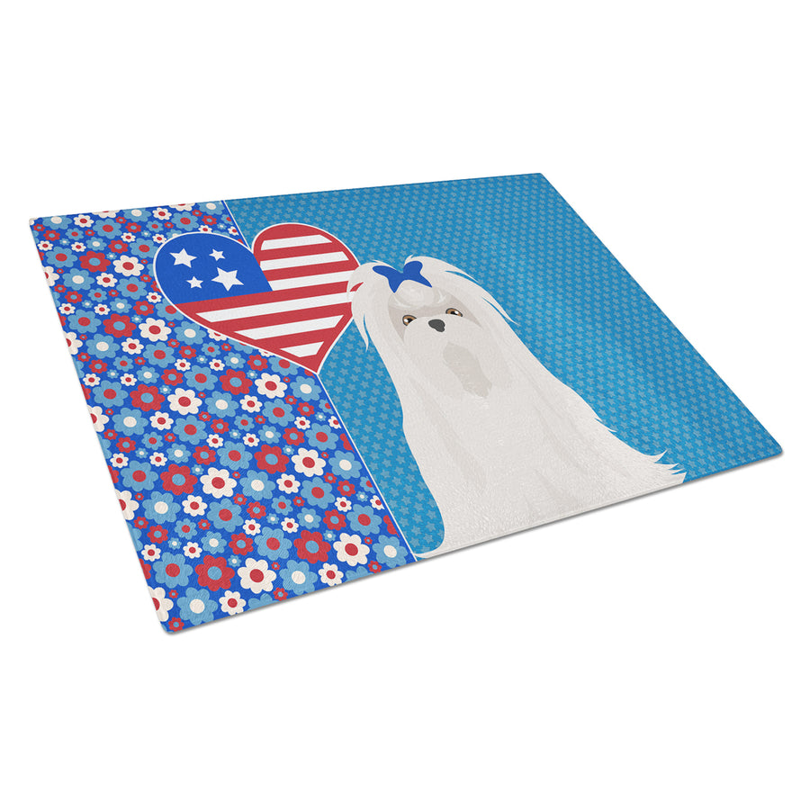 Maltese USA American Glass Cutting Board Large Image 1