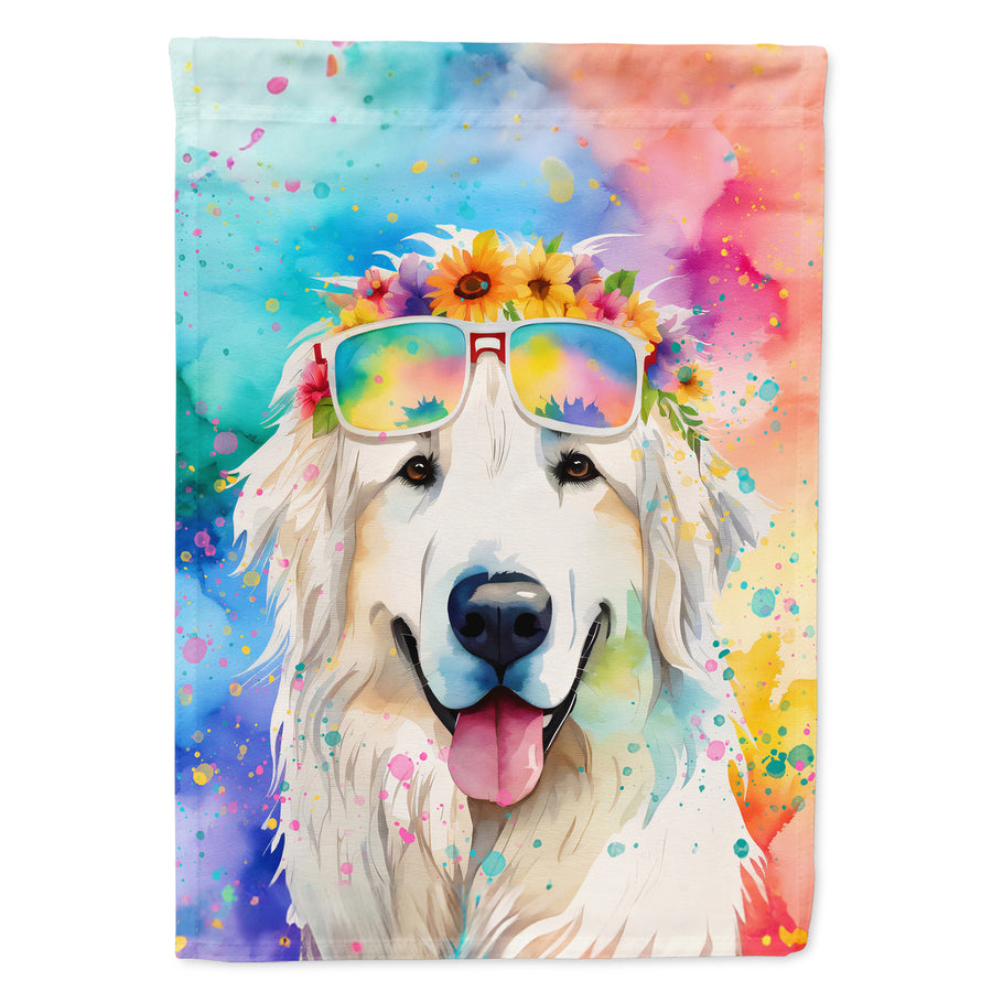 Great Pyrenees Hippie Dawg Garden Flag DAC2518 Image 1