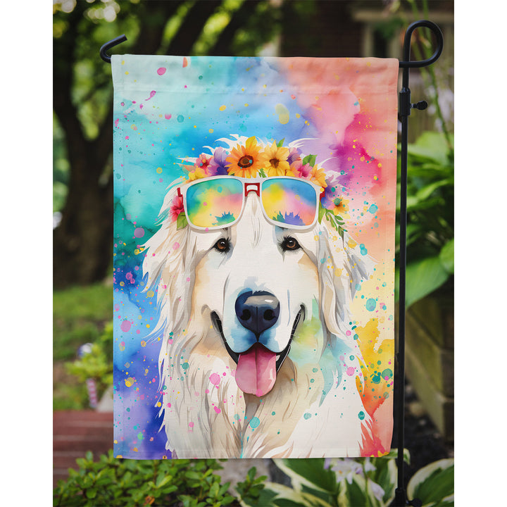 Great Pyrenees Hippie Dawg Garden Flag DAC2518 Image 3