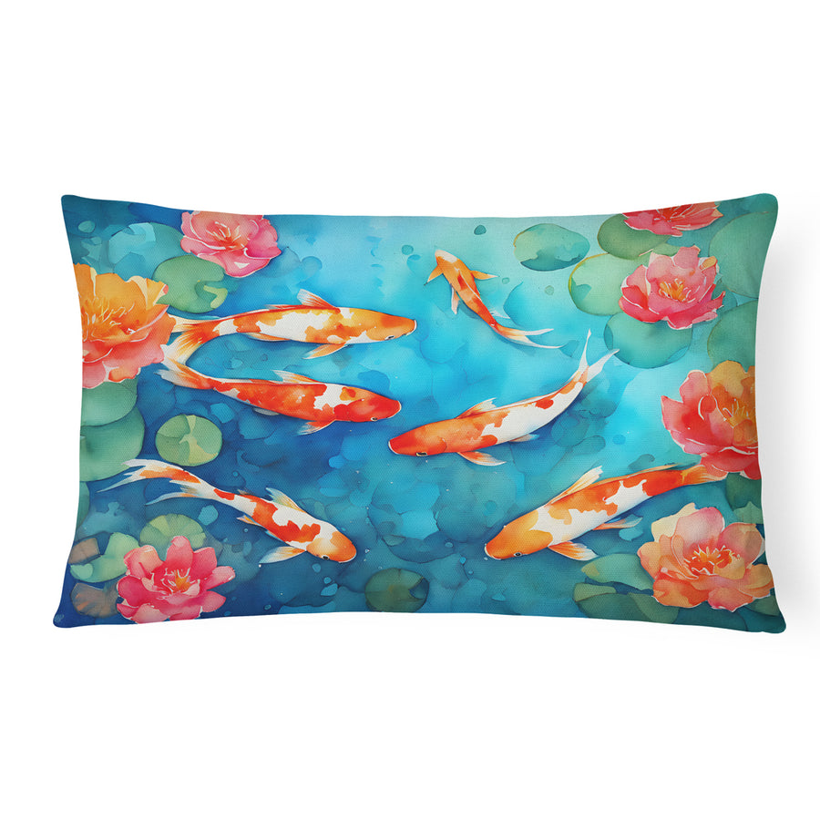 Koi Fish Throw Pillow DAC2795 Image 1