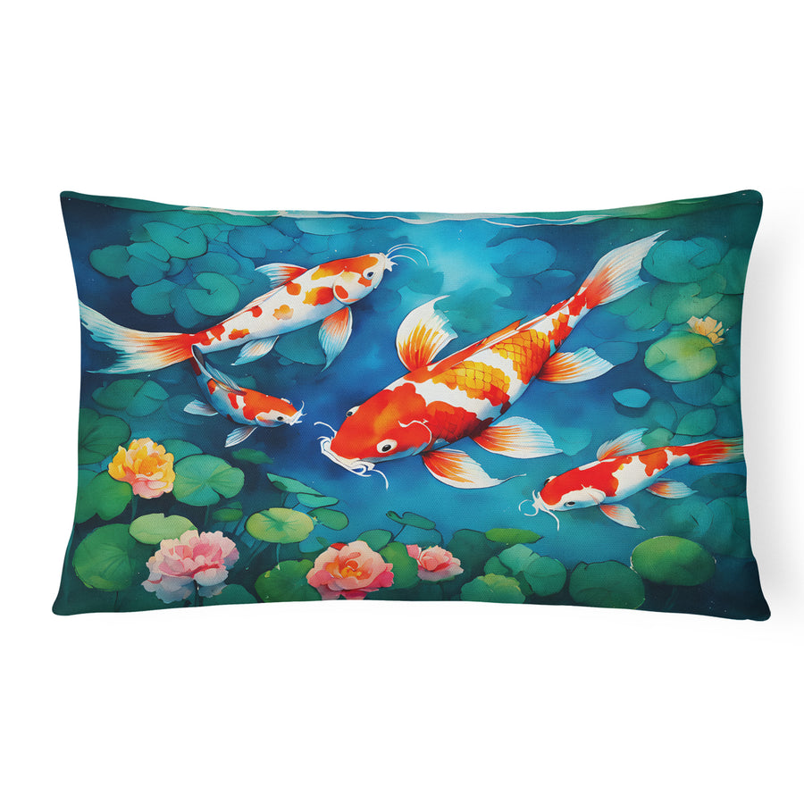 Koi Fish Throw Pillow DAC2797 Image 1