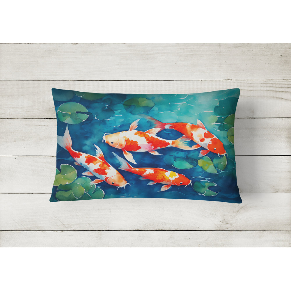 Koi Fish Throw Pillow DAC2800 Image 2