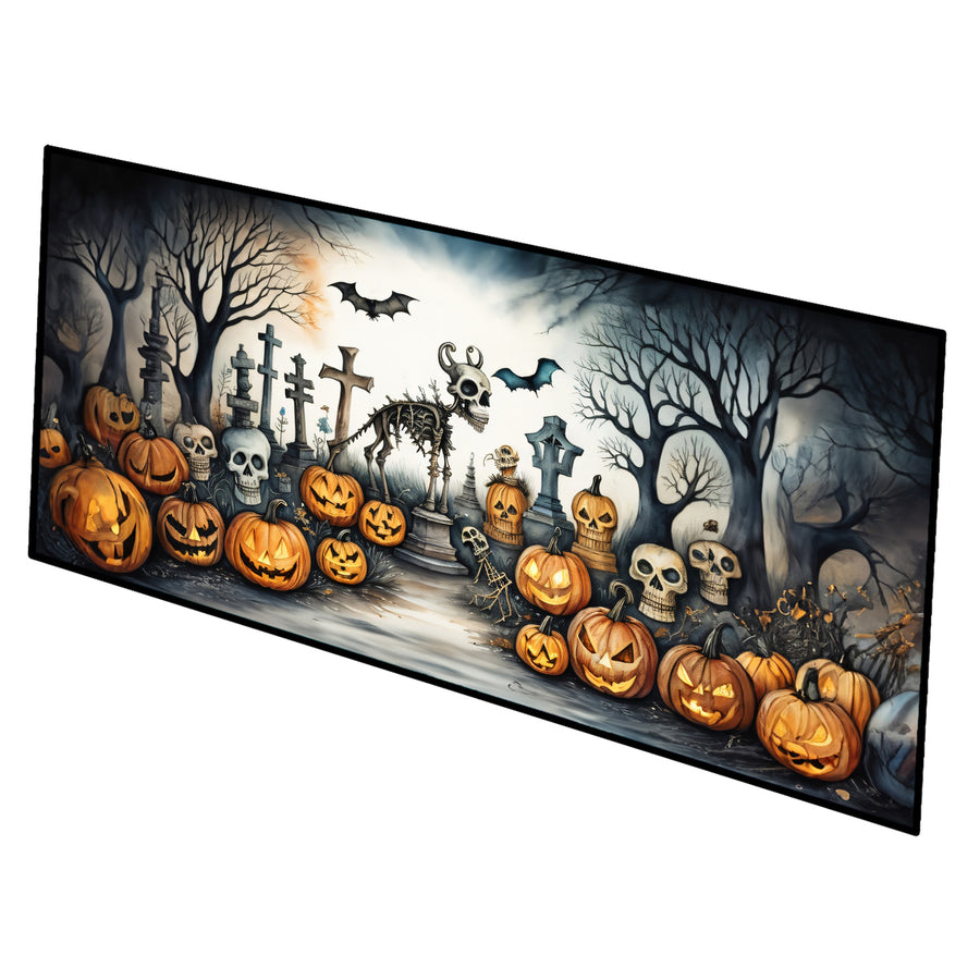 Pet Cemetery Spooky Halloween Runner Mat 28x58 DAC2269 Image 1