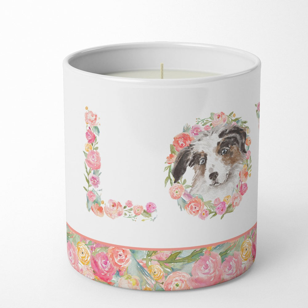 Australian Shepherd Style 7 LOVE 10 oz Decorative Soy Candle Image 2