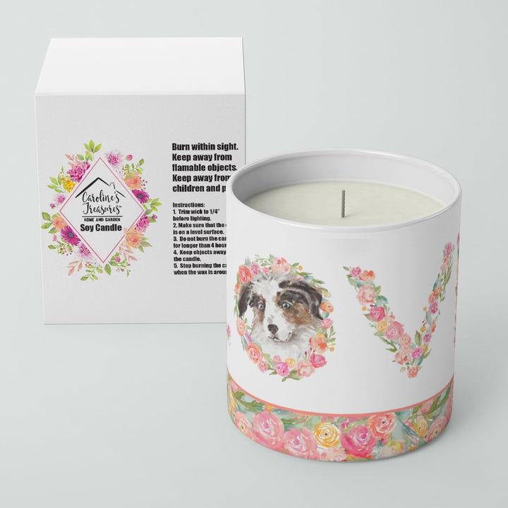 Australian Shepherd Style 7 LOVE 10 oz Decorative Soy Candle Image 4