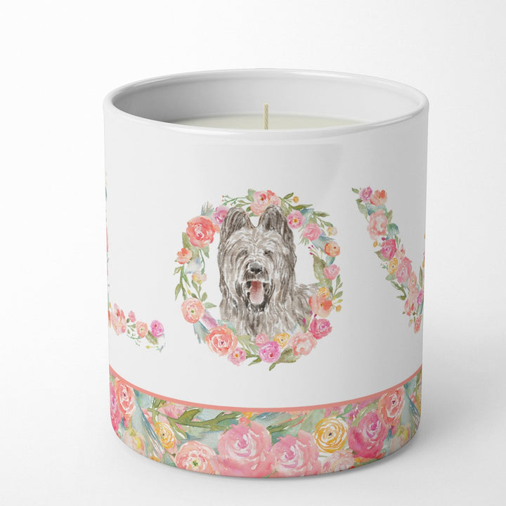 Briard Style 3 LOVE 10 oz Decorative Soy Candle Image 1