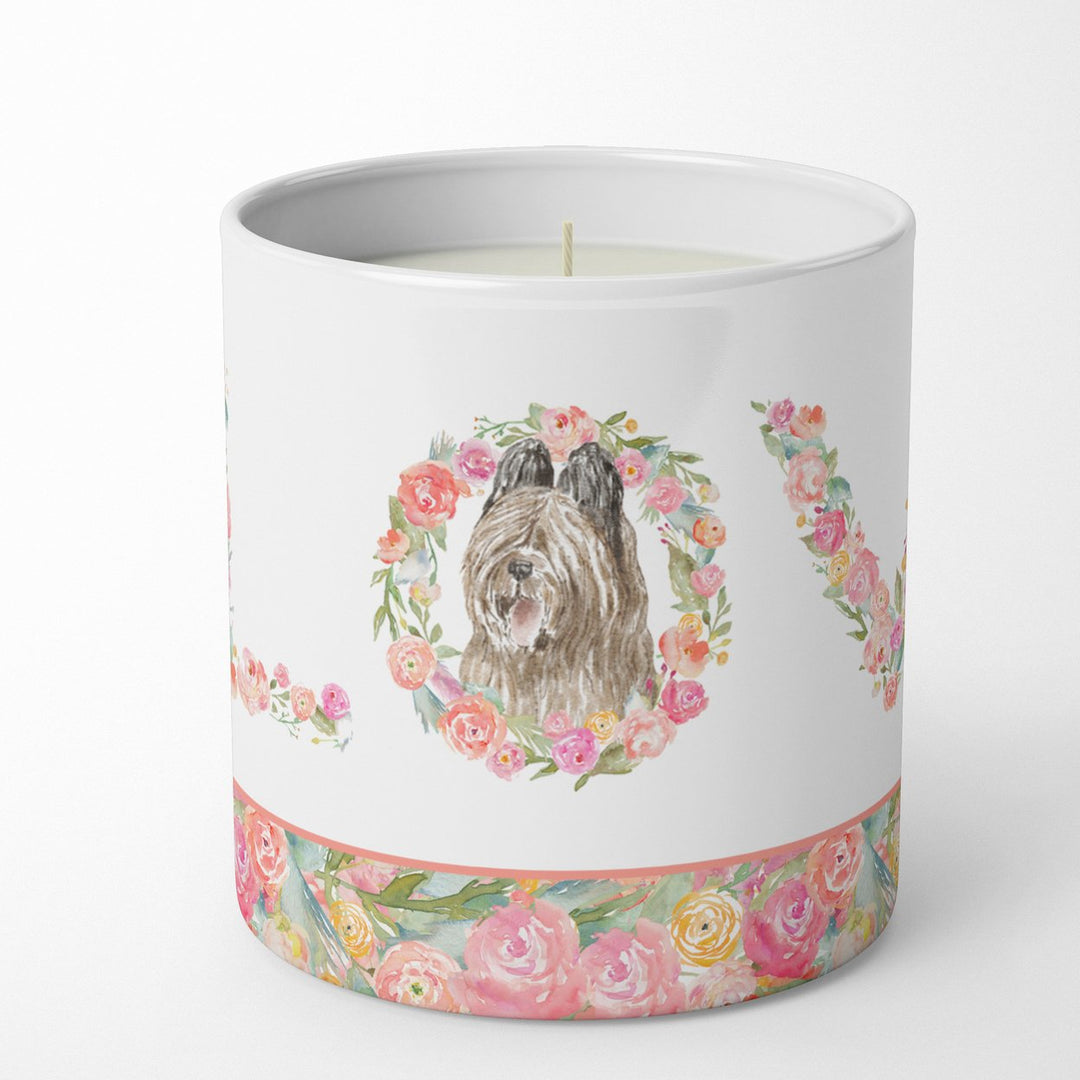 Briard Style LOVE 10 oz Decorative Soy Candle Image 1