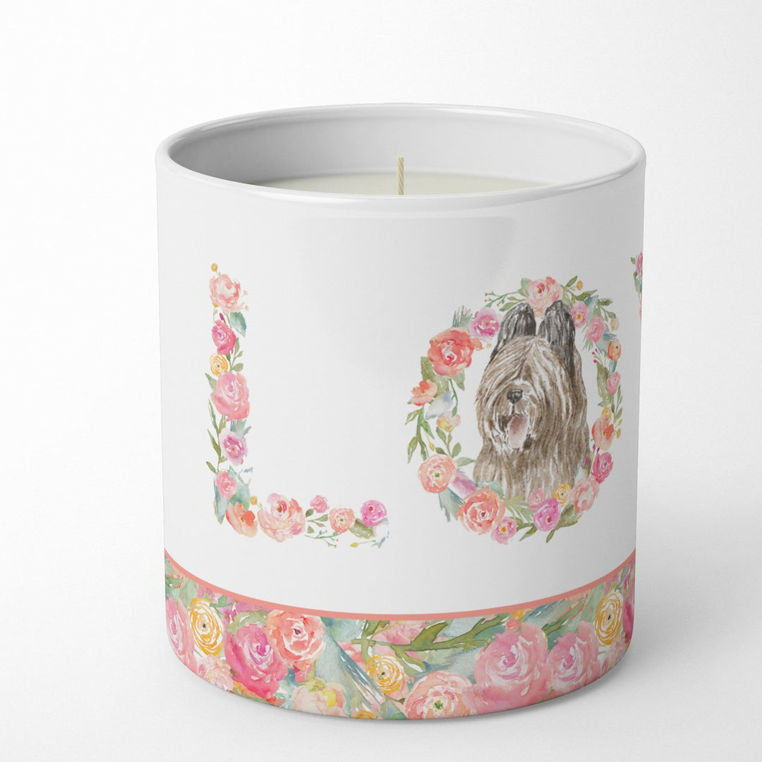 Briard Style LOVE 10 oz Decorative Soy Candle Image 2