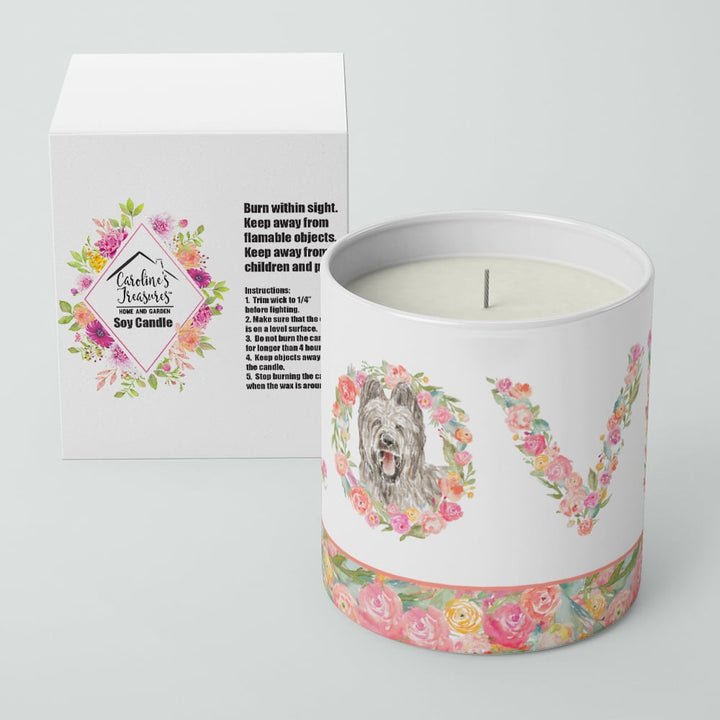 Briard Style 3 LOVE 10 oz Decorative Soy Candle Image 4