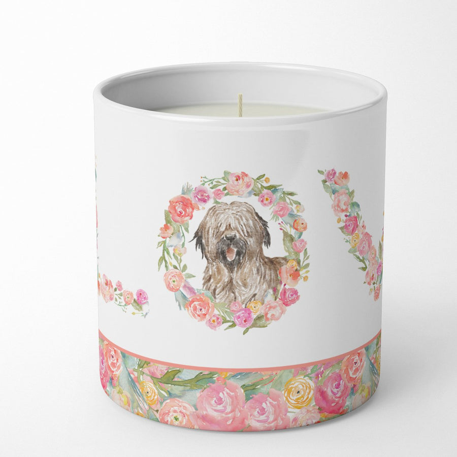 Briard Style 7 LOVE 10 oz Decorative Soy Candle Image 1