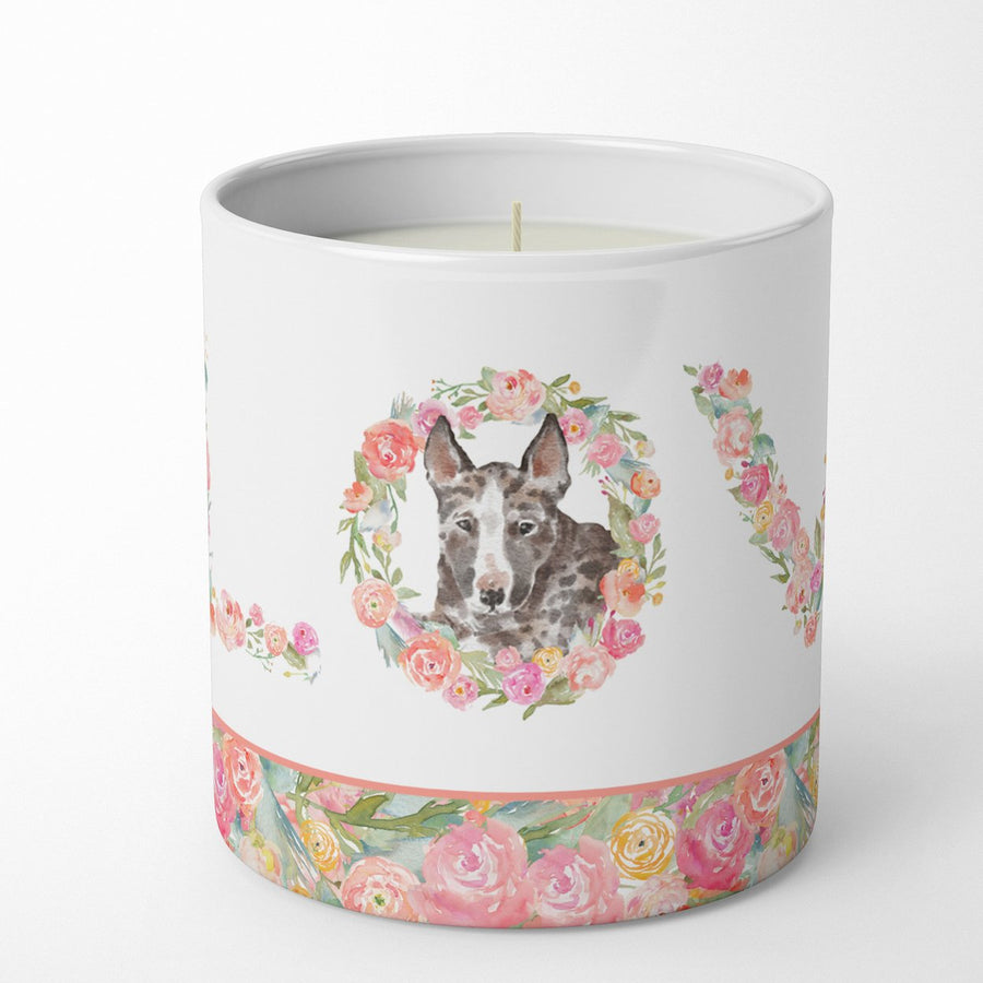 Bull Terrier Style 4 LOVE 10 oz Decorative Soy Candle Image 1