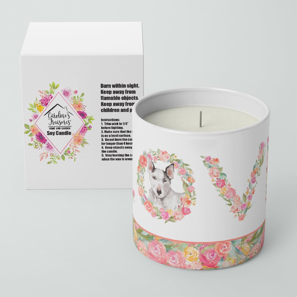 Bull Terrier Style 3 LOVE 10 oz Decorative Soy Candle Image 4