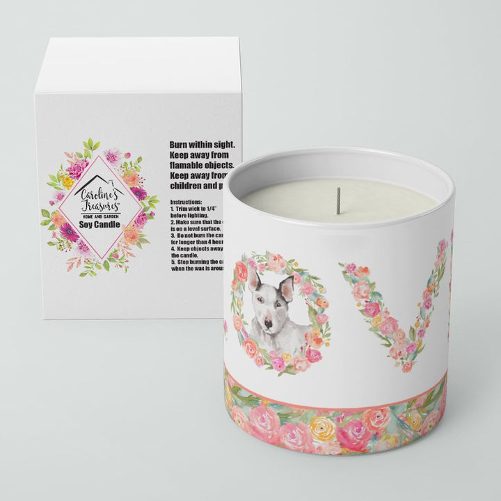 Bull Terrier Style 3 LOVE 10 oz Decorative Soy Candle Image 4