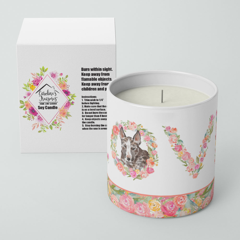 Bull Terrier Style 4 LOVE 10 oz Decorative Soy Candle Image 4