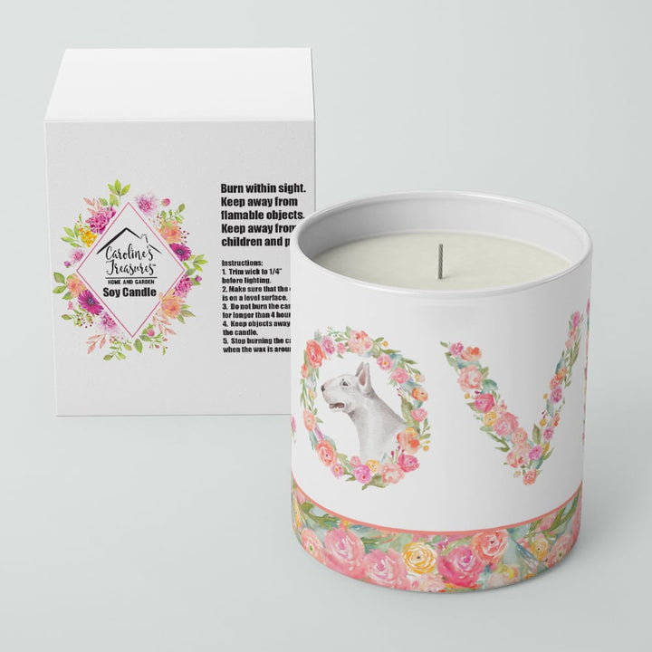 Bull Terrier Style 6 LOVE 10 oz Decorative Soy Candle Image 4