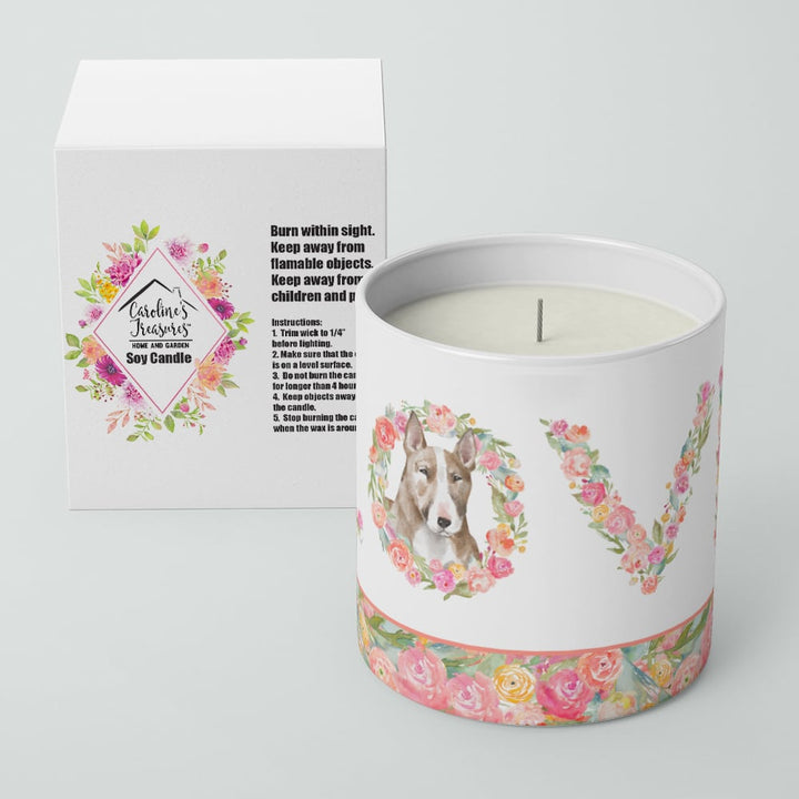 Bull Terrier Style 8 LOVE 10 oz Decorative Soy Candle Image 4