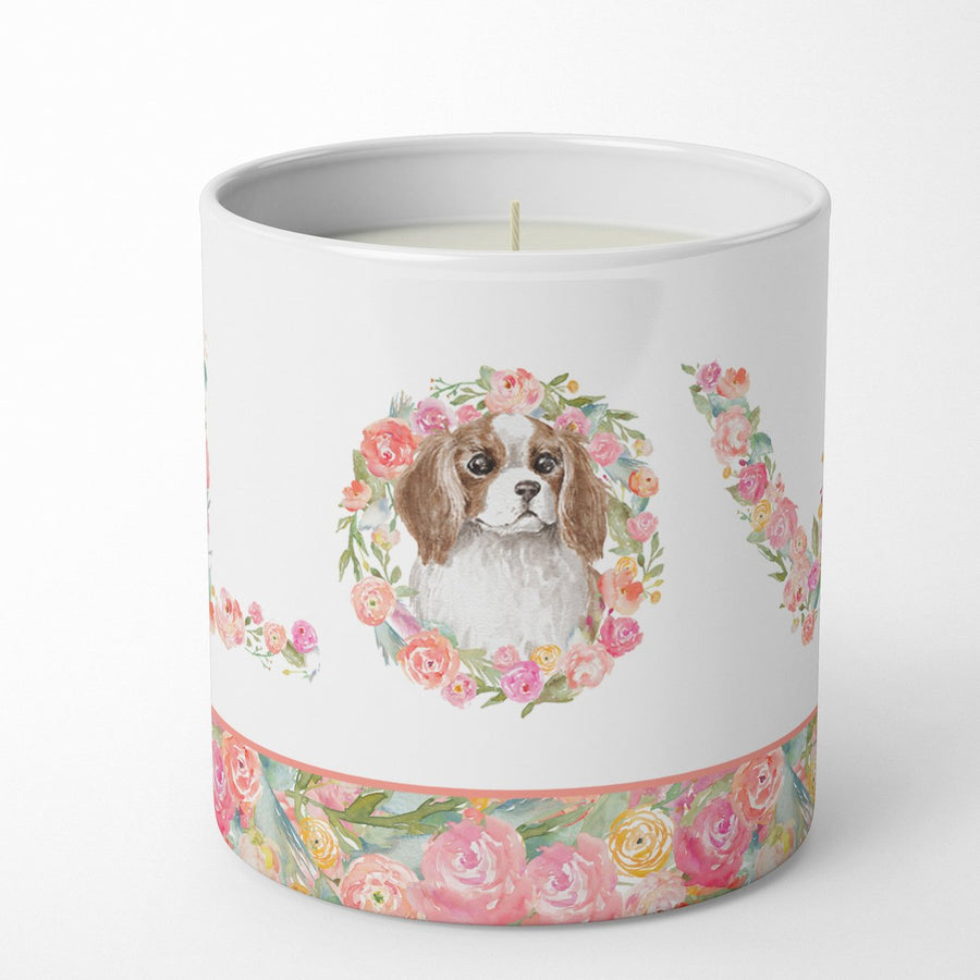 Cavalier Spaniel Blenheim Style 2 LOVE 10 oz Decorative Soy Candle Image 1