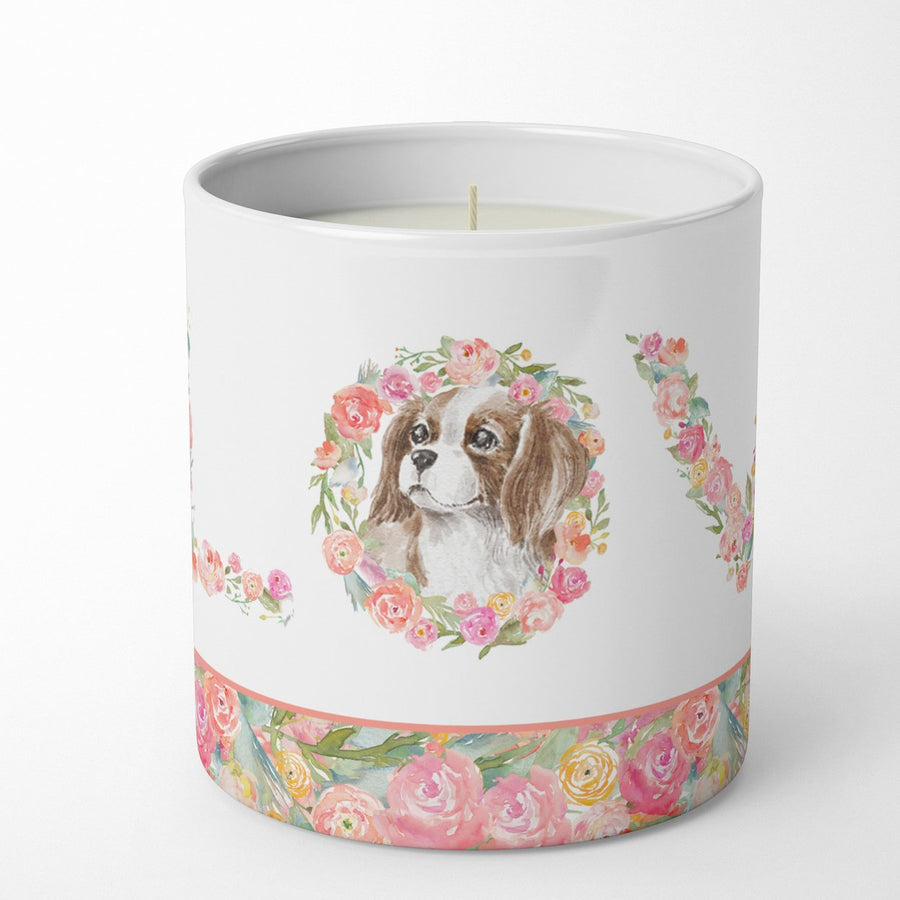 Cavalier Spaniel Blenheim Style 3 LOVE 10 oz Decorative Soy Candle Image 1