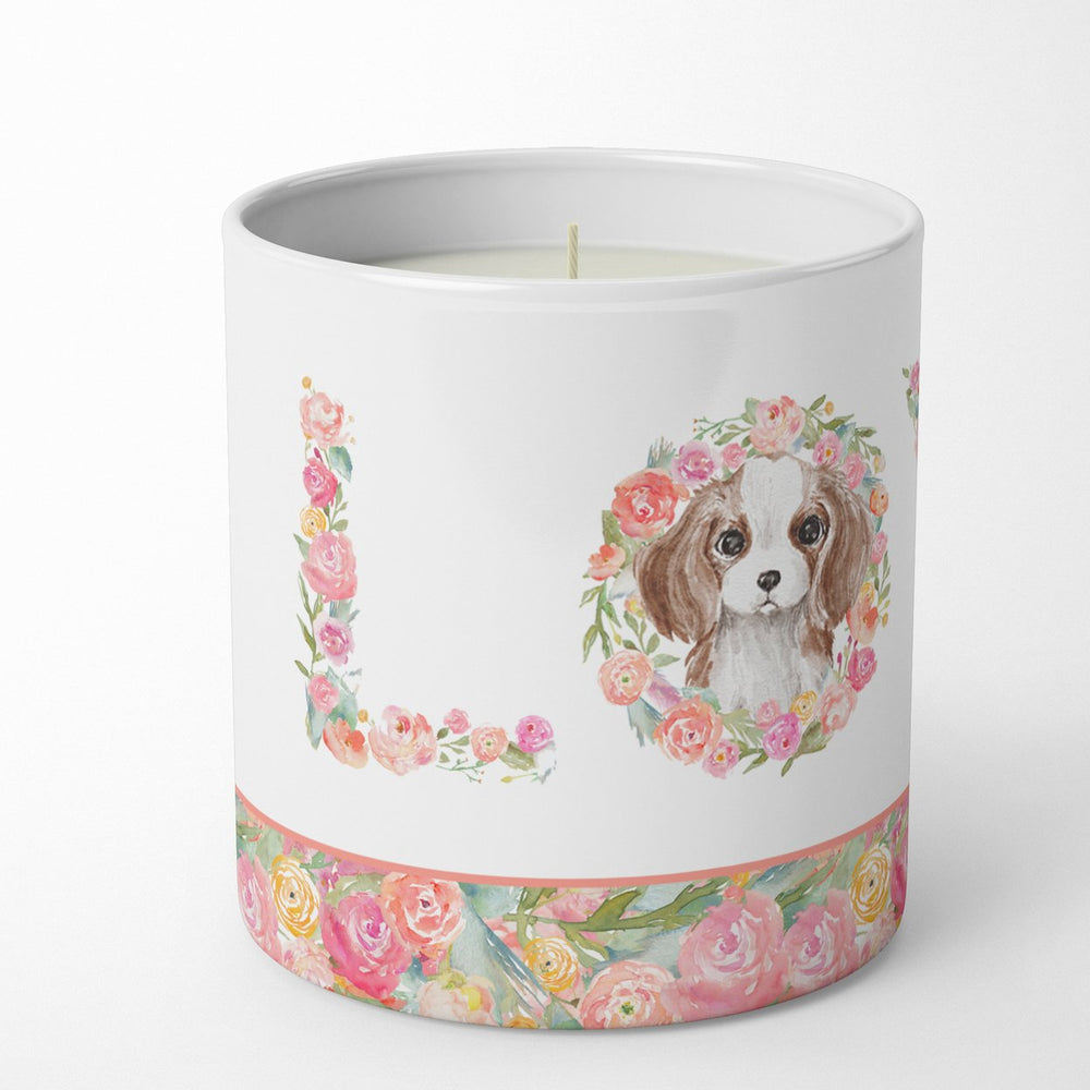 Cavalier Spaniel Blenheim Style 4 LOVE 10 oz Decorative Soy Candle Image 2