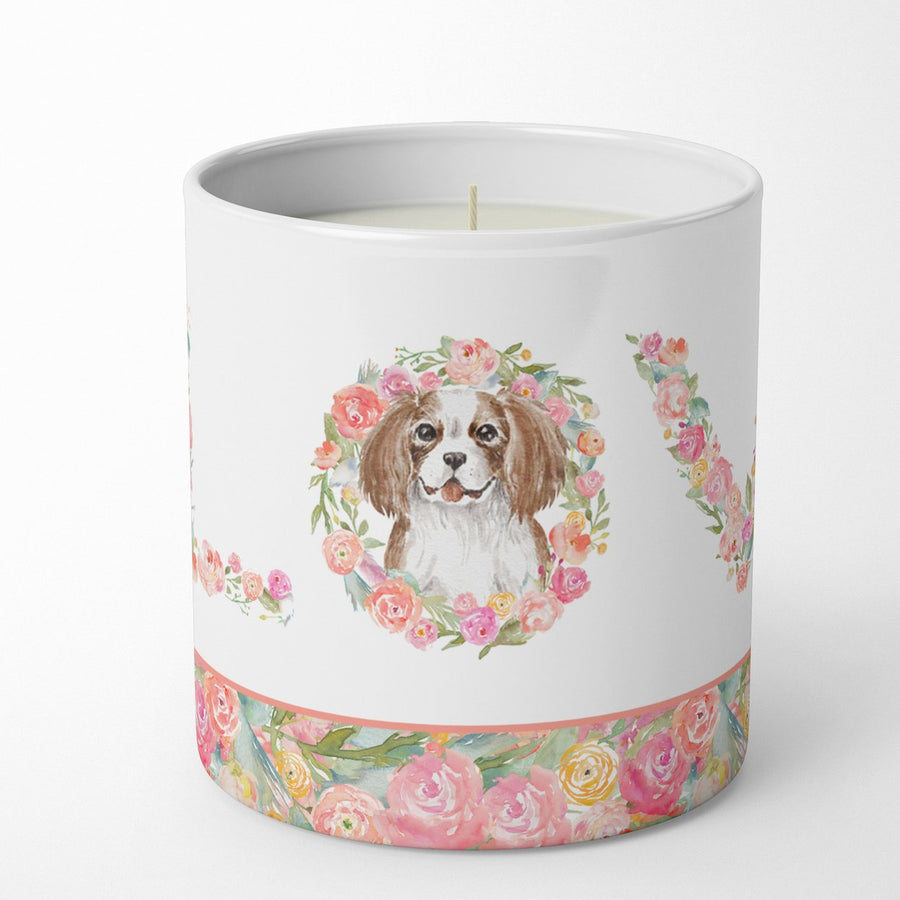 Cavalier Spaniel Blenheim Style 6 LOVE 10 oz Decorative Soy Candle Image 1