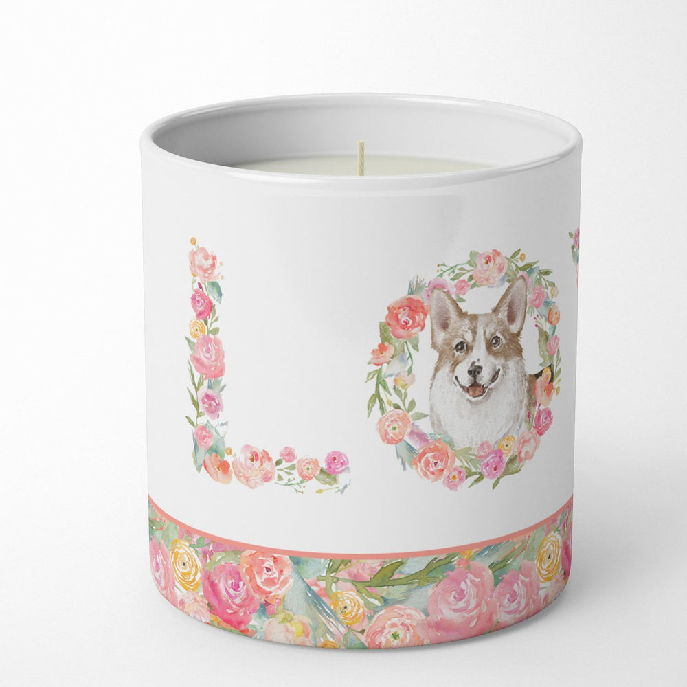 Corgi LOVE 10 oz Decorative Soy Candle Image 2