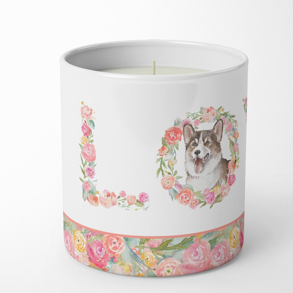 Corgi Style 2 LOVE 10 oz Decorative Soy Candle Image 2