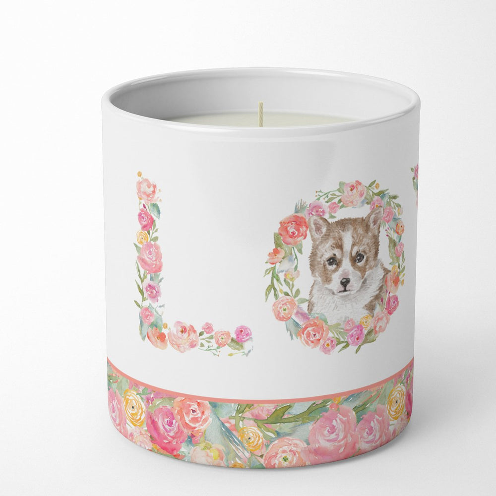 Corgi Style 3 LOVE 10 oz Decorative Soy Candle Image 2