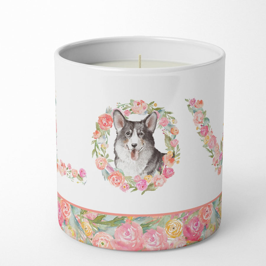 Corgi Style 6 LOVE 10 oz Decorative Soy Candle Image 1