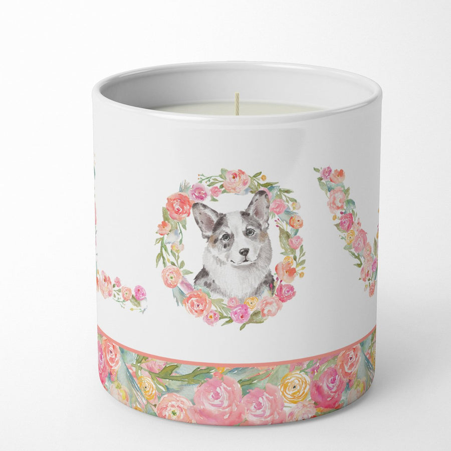 Corgi Style 10 LOVE 10 oz Decorative Soy Candle Image 1