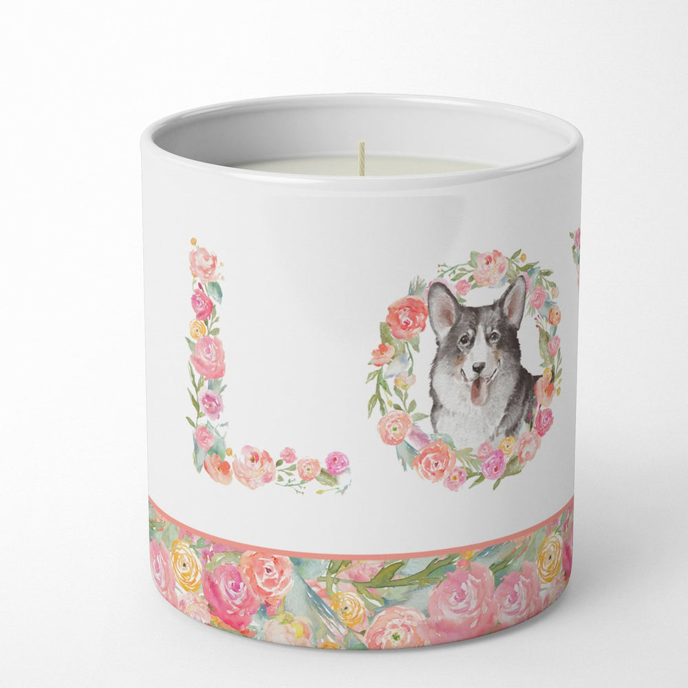 Corgi Style 6 LOVE 10 oz Decorative Soy Candle Image 2