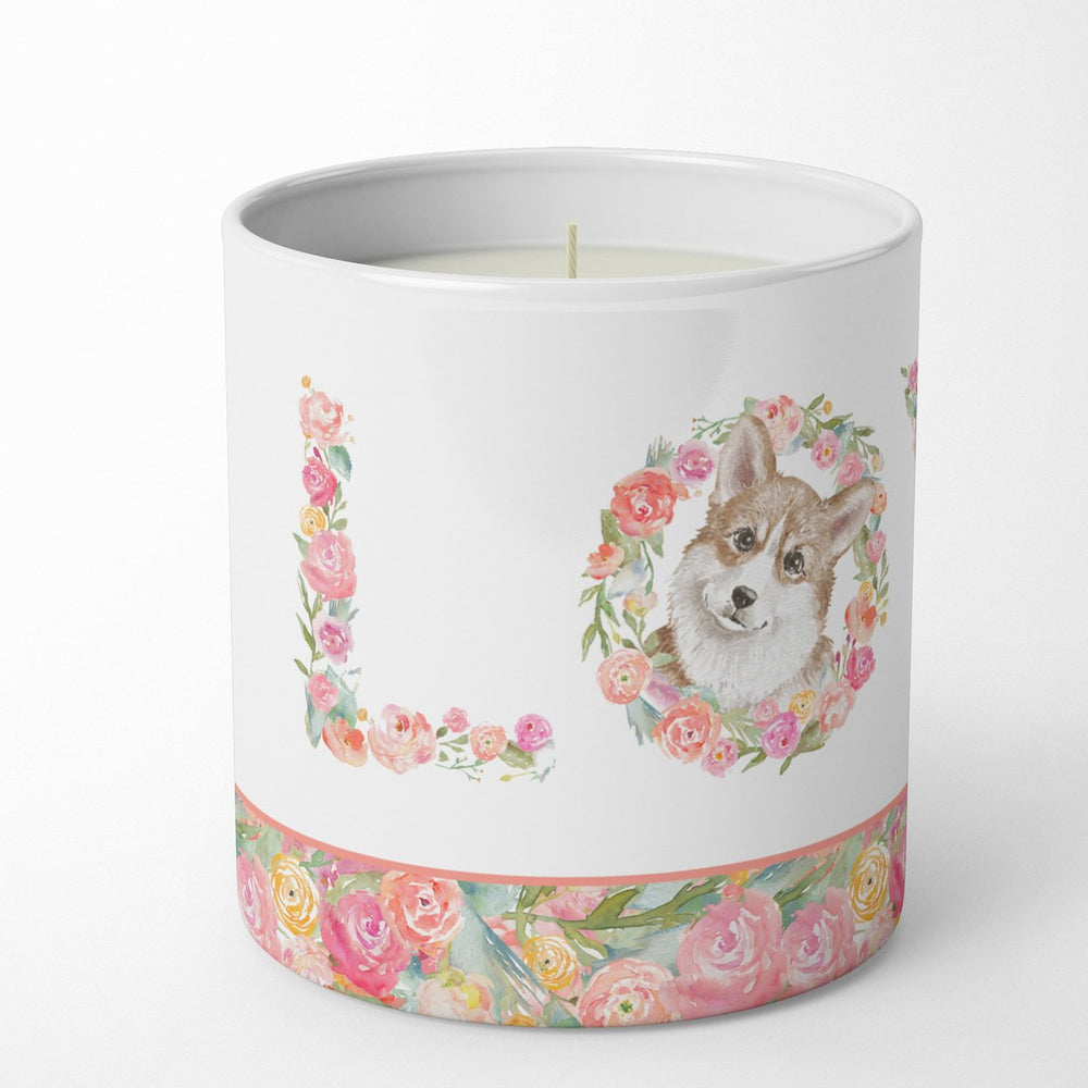 Corgi Style 11 LOVE 10 oz Decorative Soy Candle Image 2