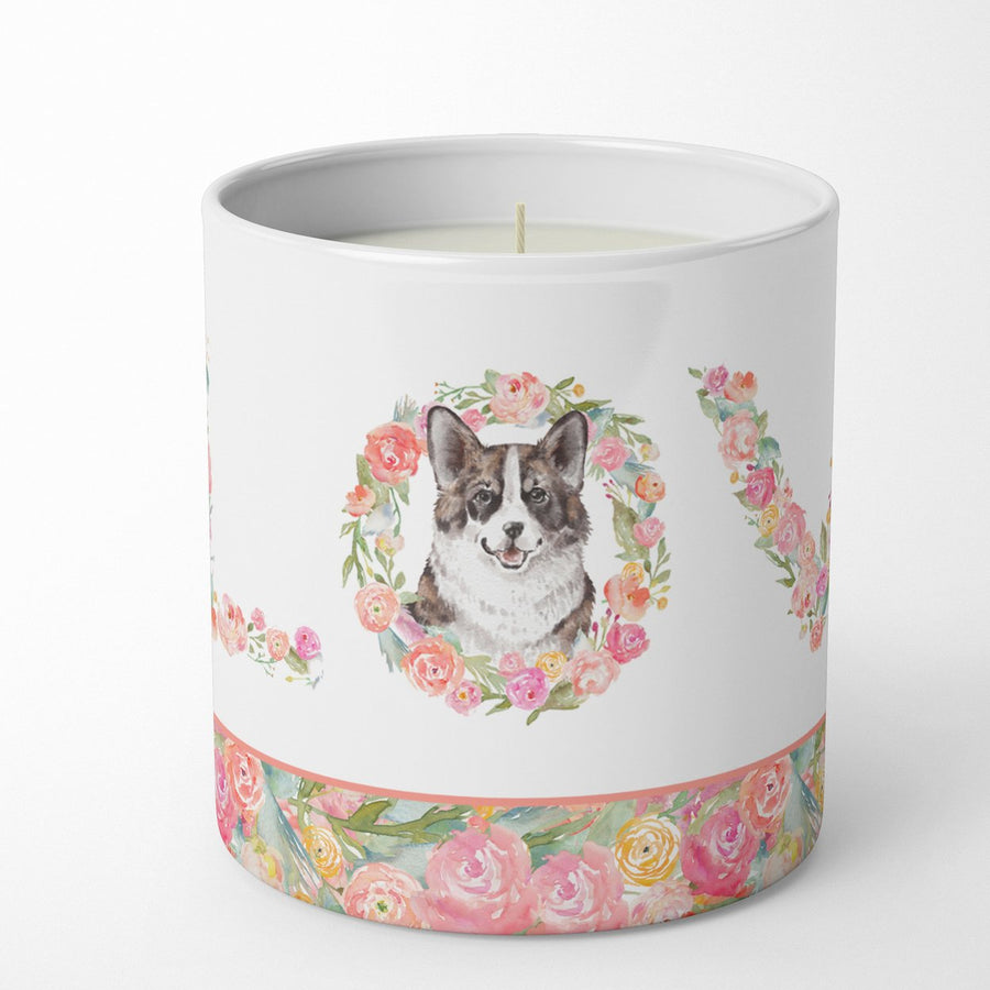 Corgi Style 12 LOVE 10 oz Decorative Soy Candle Image 1