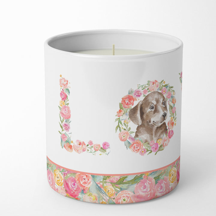 Dachshund Style 12 LOVE 10 oz Decorative Soy Candle Image 2