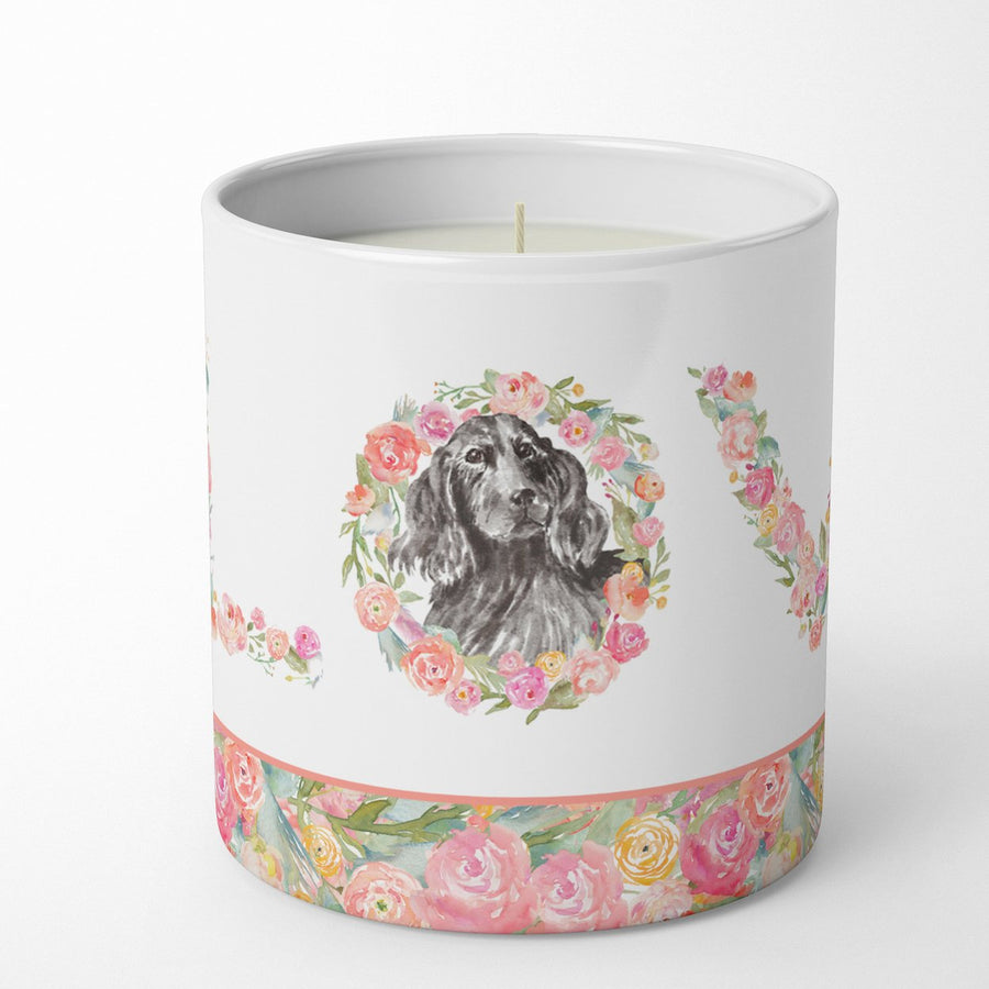 Cocker Spaniel Style 8 LOVE 10 oz Decorative Soy Candle Image 1