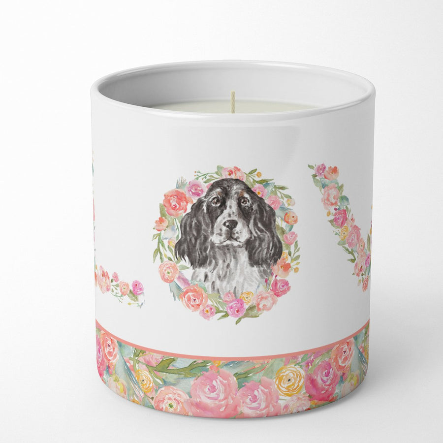 Cocker Spaniel Style 9 LOVE 10 oz Decorative Soy Candle Image 1