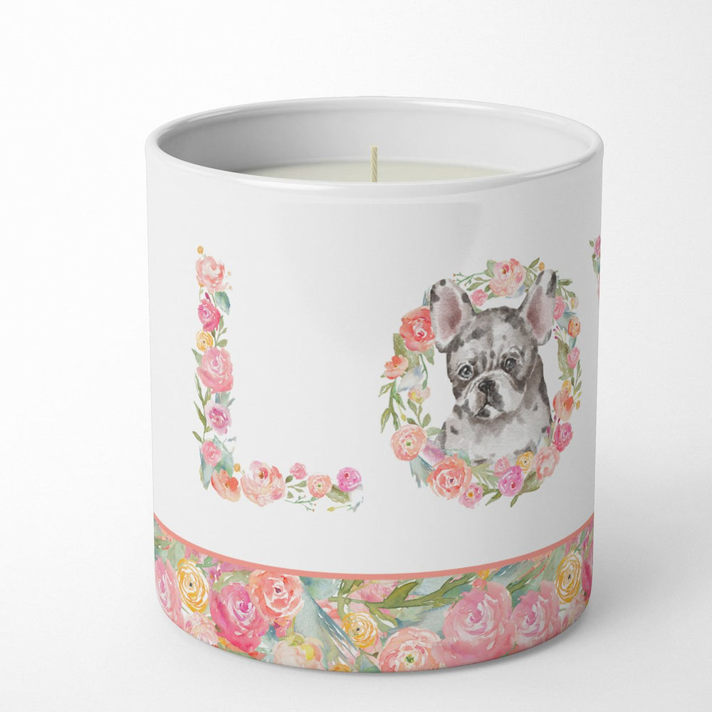 French Bulldog Style 3 LOVE 10 oz Decorative Soy Candle Image 2